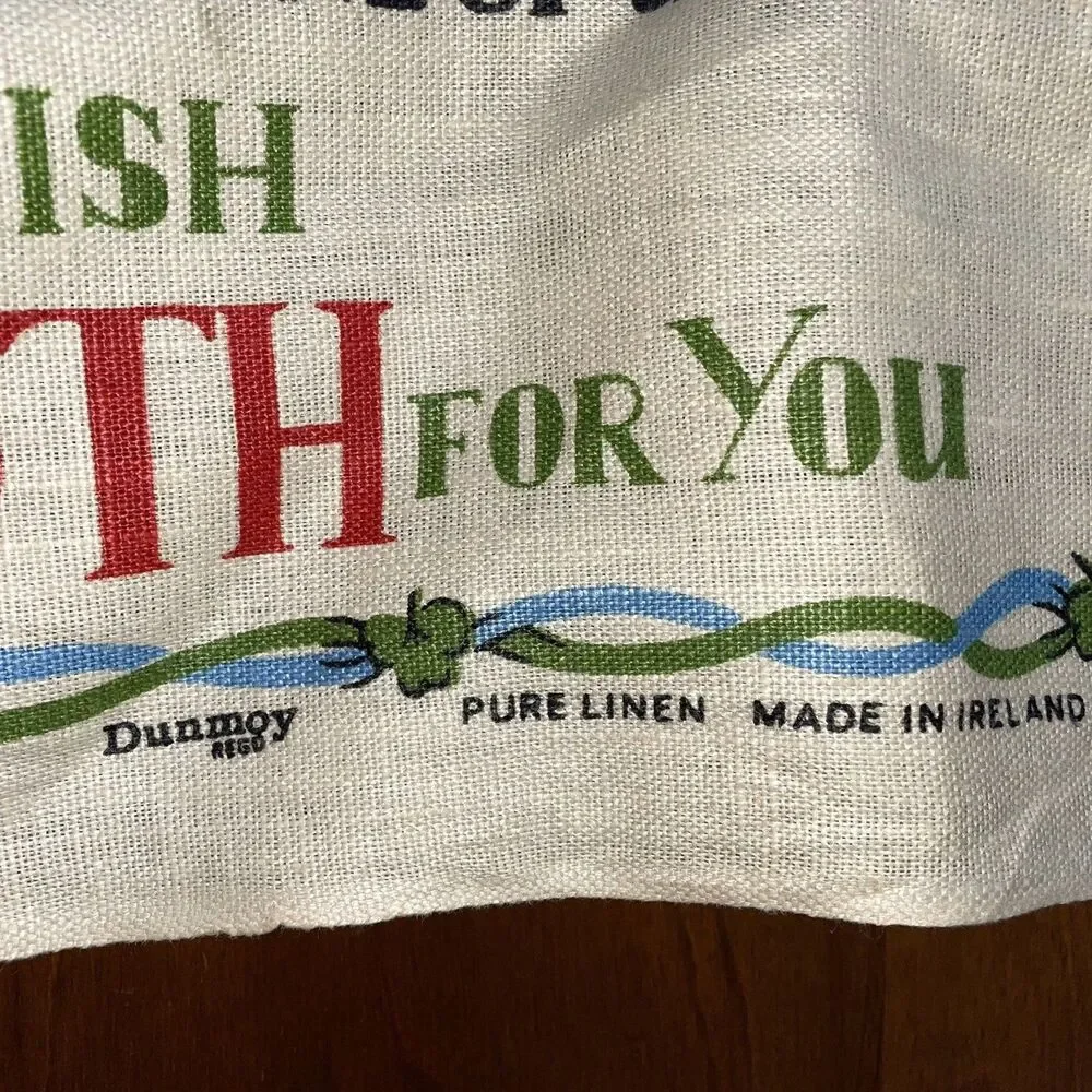 Irish Linen Wall Art Tapestry Cloth Made in Ireland 29x20”
